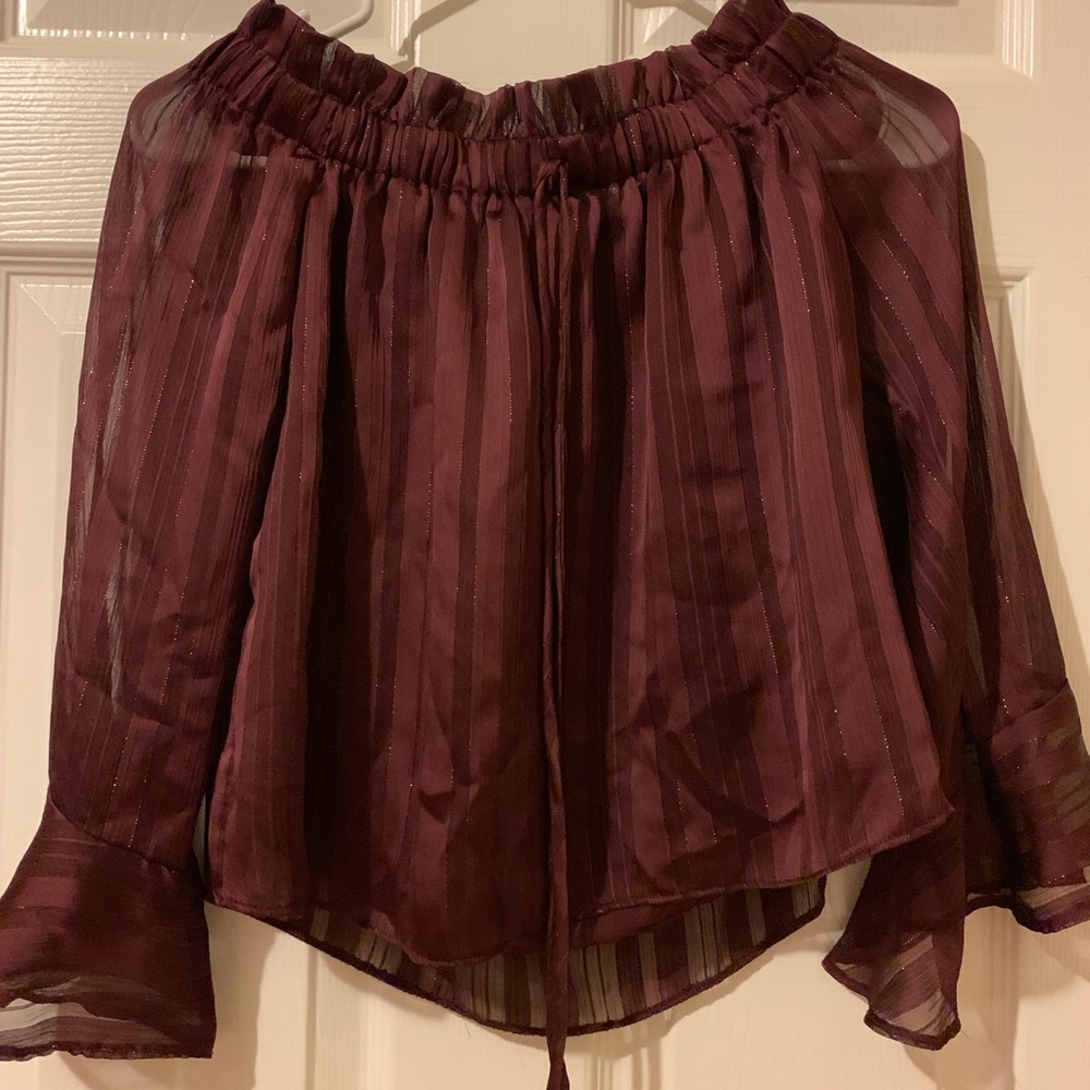 Off the shoulder blouse